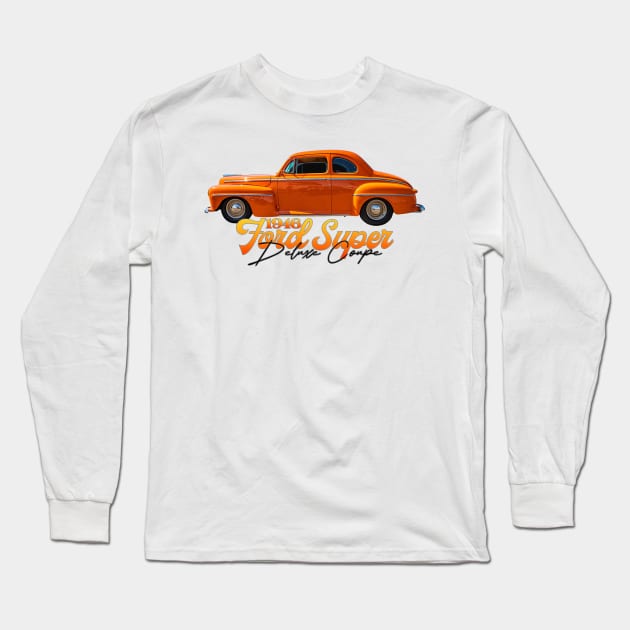 1946 Ford Super Deluxe Coupe Long Sleeve T-Shirt by Gestalt Imagery